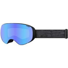 R2 Brýle Powder - lyžařské, černá, skla Blue chrome