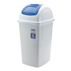 Bama Koš odpadkový EUROPA bílá/modrá, 33 l