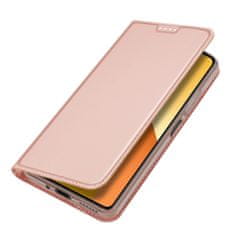 Dux Ducis Skin Pro knížkové pouzdro na Xiaomi Redmi Note 13 5G, růžové