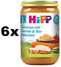 HiPP BIO Kuskus se zeleninou a kuřecím masem 6 x 220 g