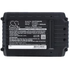 CameronSino Baterie pro Black & Decker, Stanley (ekv. LB20, LBXR20, LBX20, LBXR2020), 18 V, 2 Ah, Li-Ion