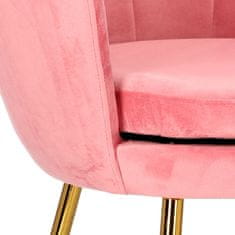 Intesi Židle Florence VIC světle růžová
