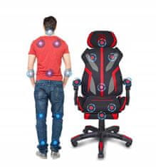 Intesi Herní židle Doron černá/červená