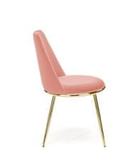 Intesi Židle Irene růžová/zlatá