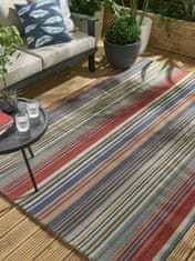 Intesi Venkovní koberec Spectro Stripes Teal Sedonia Rust 250x350cm