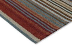 Intesi Venkovní koberec Spectro Stripes Teal Sedonia Rust 200x280cm