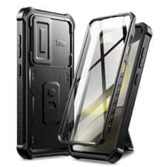 Tech-protect Pancéřové pouzdro na Samsung Galaxy S24 ULTRA Tech-Protect Kevlar Cam+ Černé