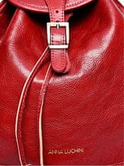 Dámský kožený batoh AL3053 Rosso