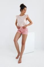 Sensis Vittoria růžové dámské pyžamo krátké Barva: růžová, Velikost: S