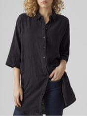 Vero Moda Dámská košile VMNATALI Regular Fit 10279688 Black (Velikost L)