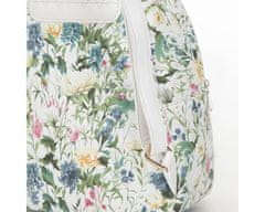 Wittchen Dámský zaoblený batoh z ekologické kůže s květinami