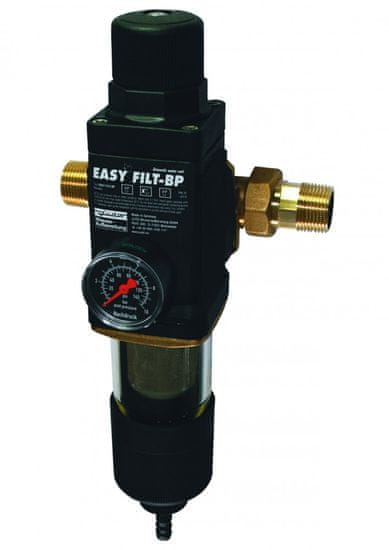 JUDO Ochranné filtry mechanických nečistot se zpětným proplachem EASY FILT-BP 1" pro instalaci na rozvodech studené vody s regulátorem tlaku