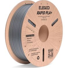 Elegoo RAPID PLA+ 1.75, 1kg, stříbrná