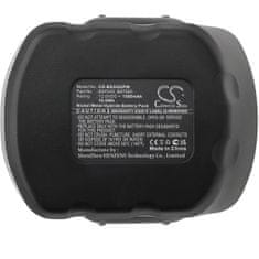 CameronSino Baterie pro Bosch Exact 12, Jan-55 (ekv. 2 609 200 306), 1500 mAh, NiMH