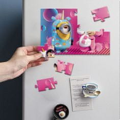 Dodo Toys Magnetické puzzle Mimoni: Jednorožci 16 dílků