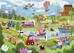 Dodo Toys Puzzle Doprava na venkově 60 dílků