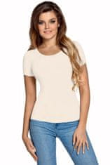 Babell Dámské tričko s krátkým rukávem CARLA vanilla S