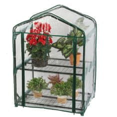 botle Mini skleník Balkonový Zahradní regál 2 police 95x69x49 cm