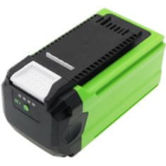 CameronSino Baterie pro AKU nářadí Greenworks, ekv. Greenworks GWG40B2, 40V/3Ah, Li-Ion, LED signalizace
