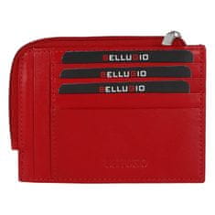 Bellugio Kožená peněženka na doklady Bellugio Andy, červená