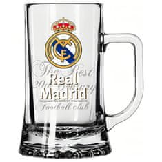 FotbalFans Pivní sklenice Real Madrid FC, 500 ml