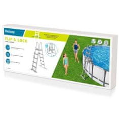 Bestway 58332 - bezpečný žebřík do bazénu 132cm