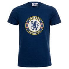 FotbalFans Tričko Chelsea FC, tmavě modré, bavlna | S