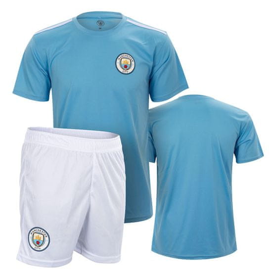 FotbalFans Dětský tréninkový dres Manchester City FC, tričko a šortky