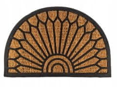 Galicja Půlkruhová gumovo-kokosová rohožka 60x40 cm