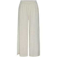 Pieces Dámské kalhoty PCAGNES Regular Fit 17148062 Raw Cotton (Velikost L)