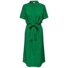 Jacqueline de Yong Dámské šaty JDYSOUL Regular Fit 15317408 Green Bee (Velikost M)