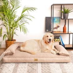 Hobbydog Obdélníkový pelíšek pro psy "Doggy Champion Ekolen", béžová