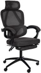 BHM Germany Kancelářská židle Gander, textil, černá