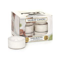Yankee Candle Aromatické čajové svíčky Shea Butter 12 x 9,8 g