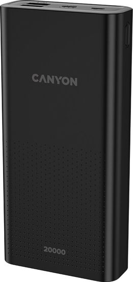 Canyon powerbanka PB-2001, 20000mAh Li-pol, černá