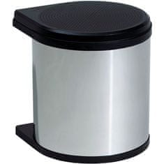 Hailo HAILO vestavný odpadkový koš Mono 12 Litr nerezová ocel/černá