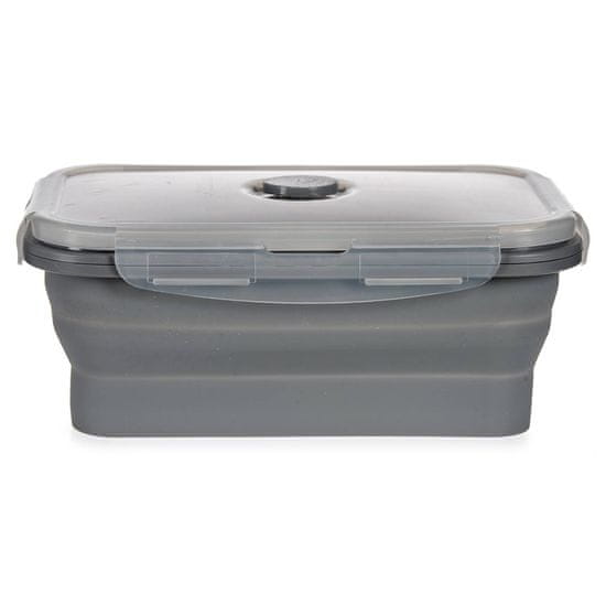 Kinvara Lunchbox s víkem, silikon barva šedá