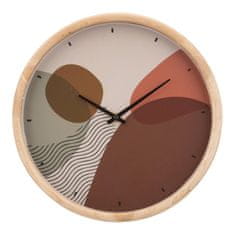Atmosphera Nástěnné hodiny do obývacího pokoje Nila, ciferník s ilustrací, ? 30 cm barva vícebarevná