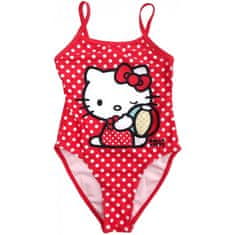 E plus M Dívčí jednodílné plavky Hello Kitty