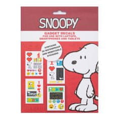 CurePink Samolepky na elektroniku Snoopy: Set 30 kusů (14 x 20 cm)