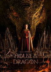 CurePink Plakát House of the dragon|Rod draka: Rhaenyra Targaryen (61 x 91,5 cm) 150g
