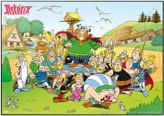 CurePink Podložka na psací stůl Asterix a Obelix: Group (49,5 cm x 34,5 cm)