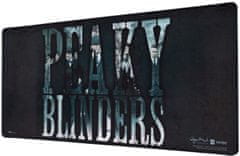CurePink Herní podložka na stůl Netflix|Peaky Blinders: Logo (80 x 35 cm)