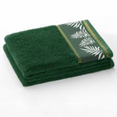 AmeliaHome Bavlněný ručník Pavos zelený, velikost 50x90