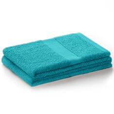 DecoKing Bavlněný ručník Bira tyrkysový, velikost 70x140