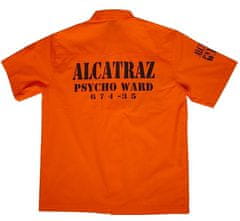 Vězeňská košile ALCATRAZ oranžová, 8XL