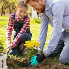 Netscroll Zahradní rukavice s plastovými drápy, rukavice na zahradu, skvělé pro ochranu při kopání, trhání, provzdušňování a setí, Gardenstar