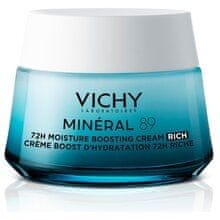 Vichy Vichy - Minéral 89 72H Moisture Boosting Cream Rich ( suchou pleť ) - Denní krém pro zvýšení hydratace 50ml 