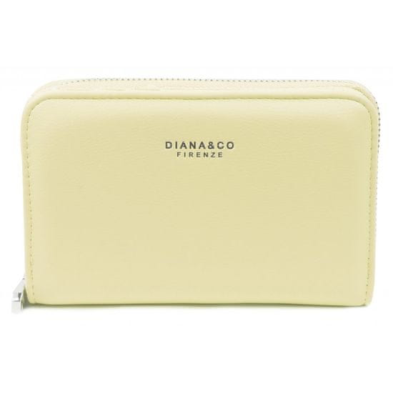 DIANA & CO  Dámská peněženka Diana&Co 3194-6 pastelově žlutá 7302037-2