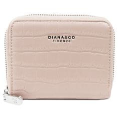 DIANA & CO  Dámská peněženka Diana&Co 3195-9 pastelově růžová - motiv kůže 7302041-1